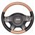 Leather steering wheel covers