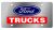 S.S. License Plates-Ford Trucks (red)