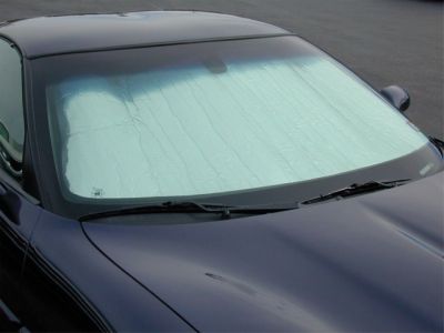 Intro-Tech DG-20-S Custom Fit Windshield Snow Shade for Select Dodge Neon Models Silver 
